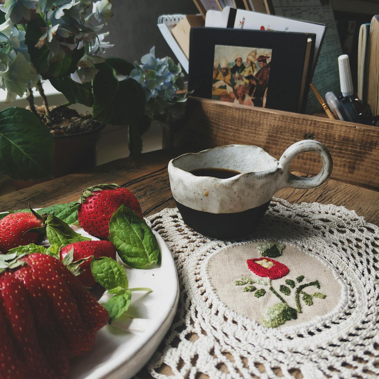 Elegant Doily Coasters